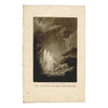 John Martin, Il profeta nel deserto – Stampa originale a mezzatinta del 1826