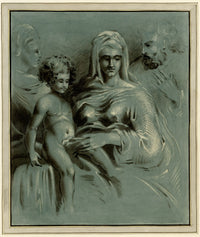 R.J. Blesard, Holy Family after Parmigianino – c.1834 watercolour painting