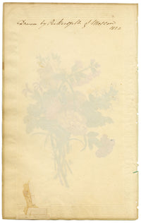 Elizabeth Pickersgill, Flower Posy with Daffodil – 1820 watercolour painting