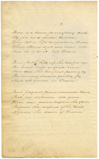 An Hour of Peaceful Rest – Original c.1820 graphite drawing