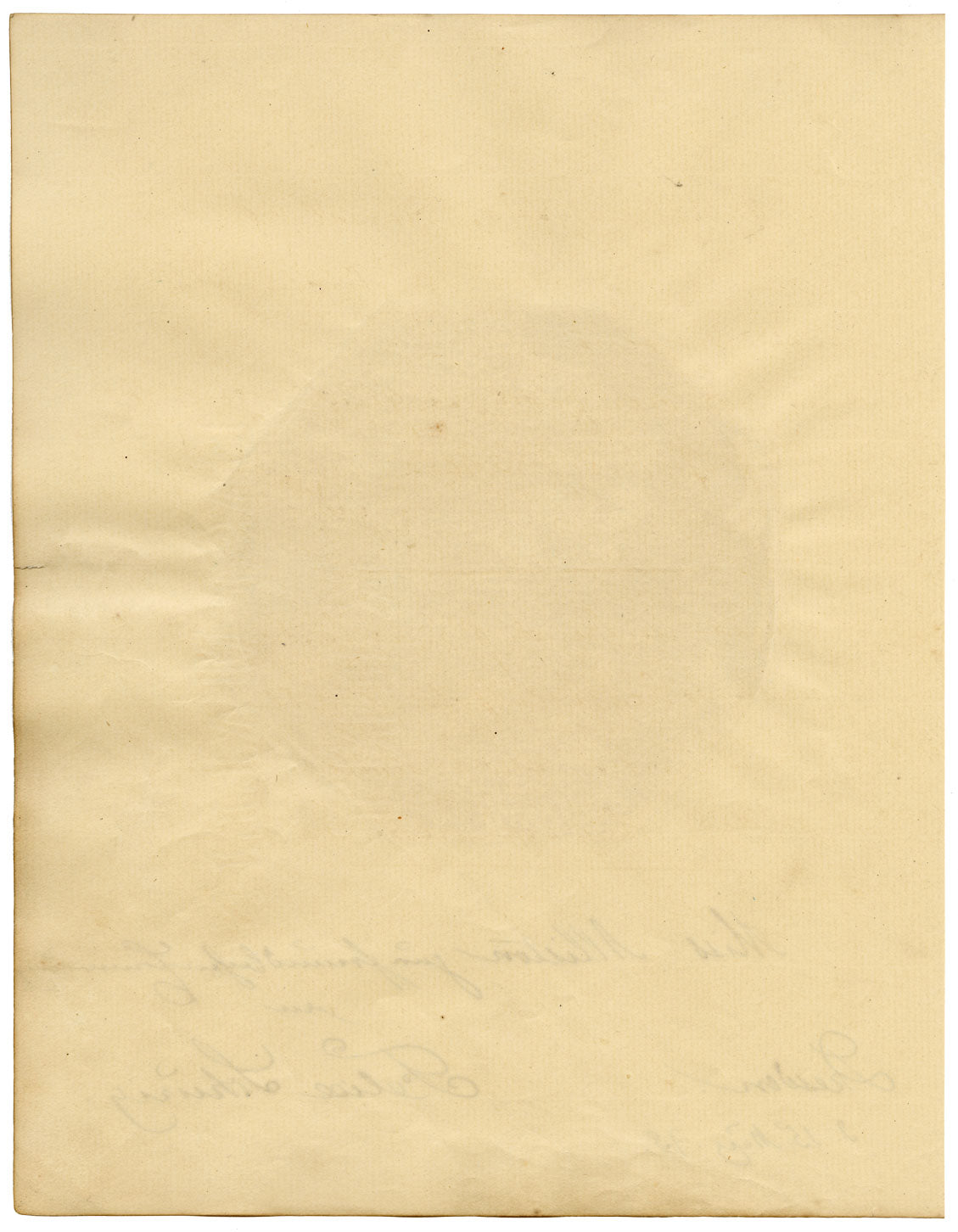 Felix Schurig, Ninfa con cornucopia e ghirlanda di fiori – acquerello del 1875