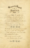 Thomas Ward, Handwritten Copperplate Manuscript 'Smart's Song of David' – 1820