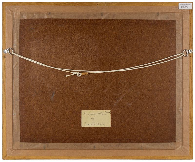 James Walker Tucker, Boundary Stones – Original c.1930s watercolour painting