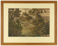 James Walker Tucker, Summer Breeze in the Cotswolds (Horsepools) –1930s painting