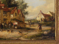 Georgina Lara, La Posada del Camino – Pintura al óleo original de 1862