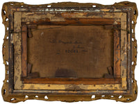 Georgina Lara, La Posada del Camino – Pintura al óleo original de 1862