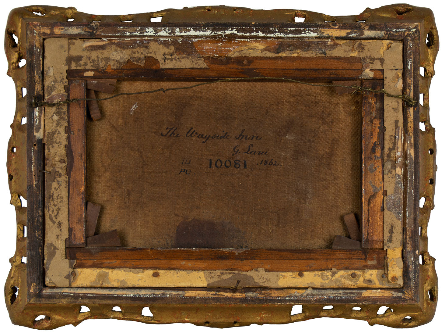 Georgina Lara, La Posada del Camino – Pintura al óleo original de 1862