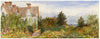 Emily Bruce, Blackmoor Vicarage from Garden, Hampshire – 1889 watercolour
