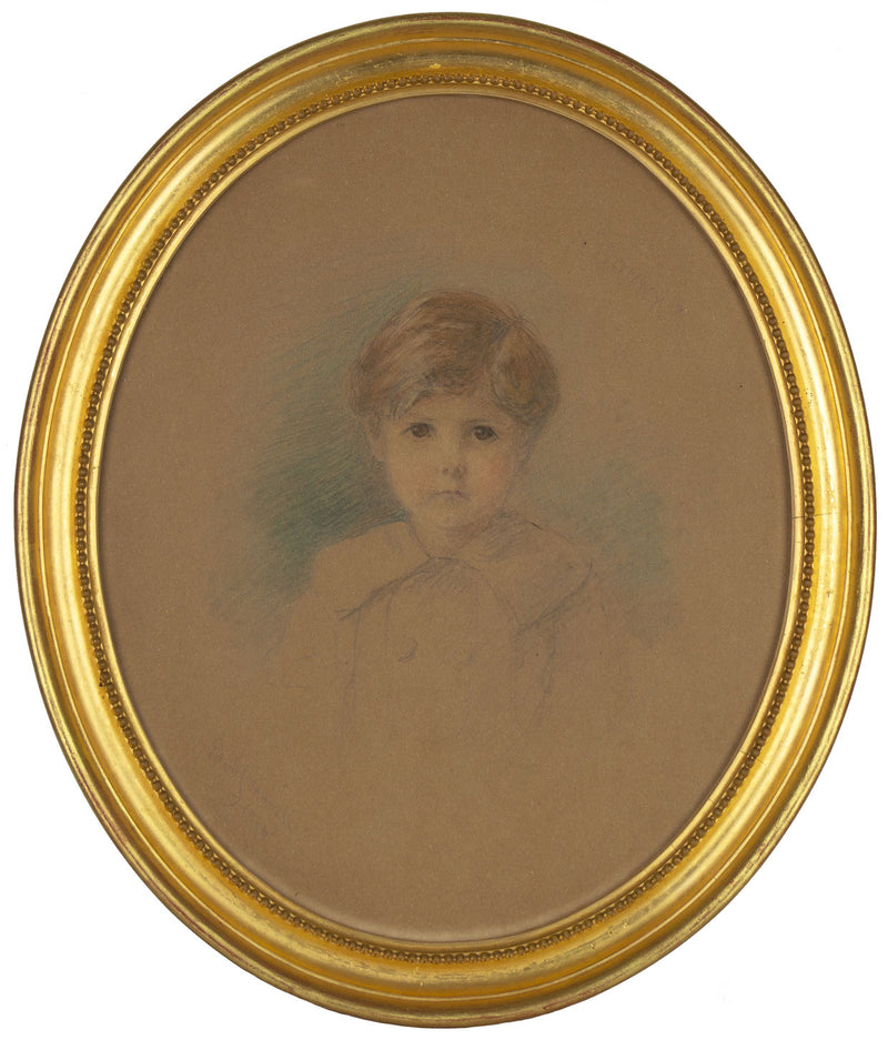 Edith Scannell, 'Sonny' Charles Jeffreys Allen as a Boy – 1908 pastel drawing