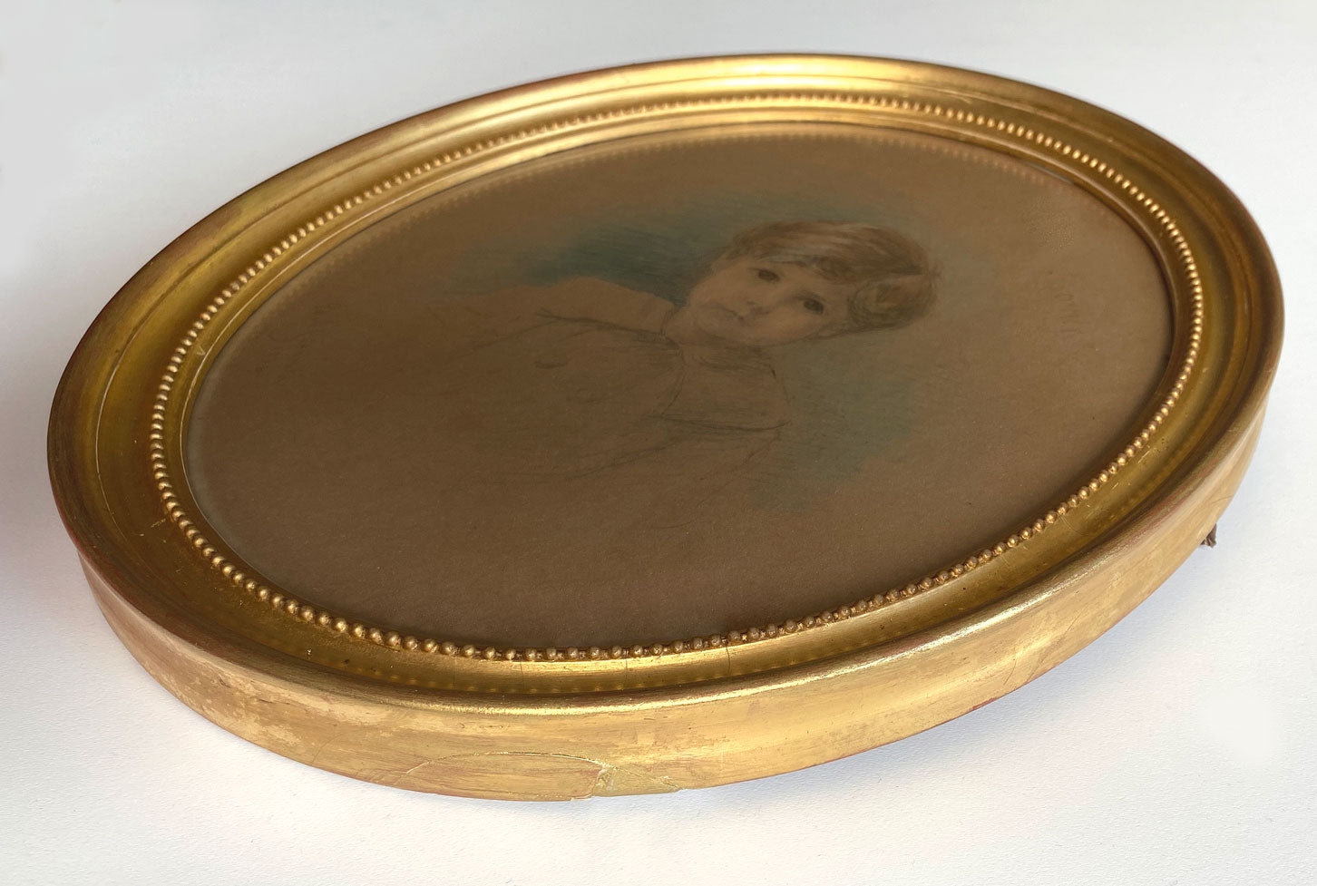 Edith Scannell, 'Sonny' Charles Jeffreys Allen as a Boy – 1908 pastel drawing