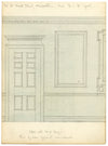 Philip J. Marvin, Architectural Panelling Elevation, Maidstone –1877 watercolour