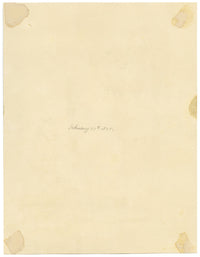 A.F. Busk, Maid with Young Girl on Staircase – 1875 watercolour painting