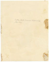 A.F. Busk, Dickens' Little Nell Portrait – Original 1877 watercolour painting