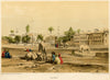 View of a Palace of Shereef Bey, Cairo after JC Bourne–C19th hand-coloured print