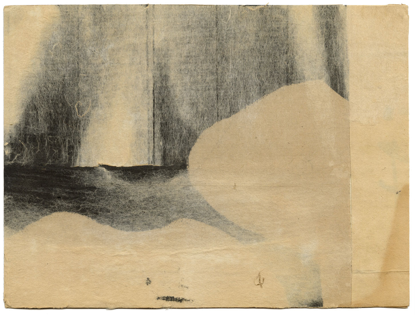 Japanese Pine Branch – Meiji period late 19th-century painting on silk