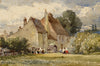 Edward Webb, French Farmhouse with Hay Cart – early C19th watercolour painting