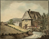 Augustus Flower Freeman, Thatched Watermill – 1816 watercolour painting