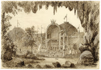 John Wilson, Paris Exhibition Grounds – Original 1879 pen & ink drawing