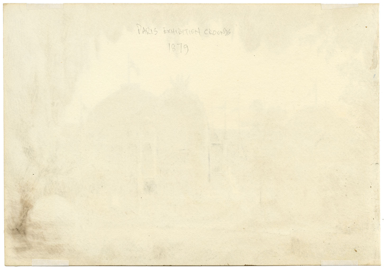 John Wilson, Paris Exhibition Grounds – Original 1879 pen & ink drawing