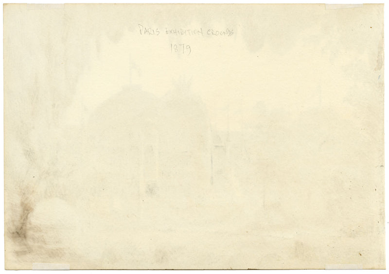 John Wilson, Paris Exhibition Grounds – Original 1879 pen & ink drawing