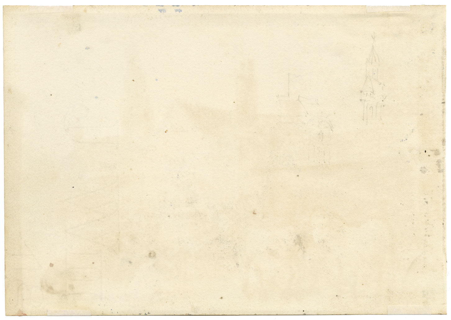 John Wilson, Farmstead with Animals, near Torquay, Devon – c.1875 watercolour