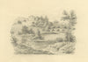 C.W., Gainsborough Park, Yorkshire – Original c.1831 graphite drawing