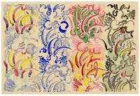 Jean Mary Ogilvie, Art Deco Abstract Pattern Design – 1930s gouache painting