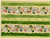 Jean Mary Ogilvie, Vintage Ditsy Flower & Insect Stripe Design – 1930s painting