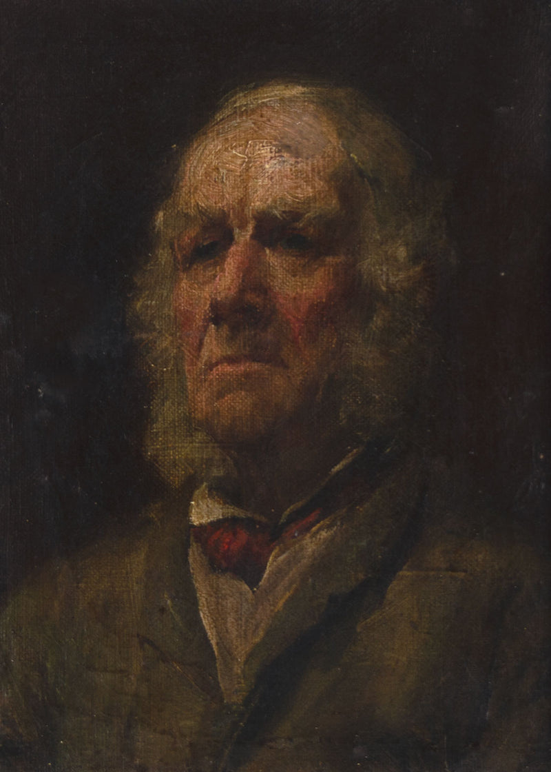 Henry Wright Kerr RSA RSW, Portrait of an Elderly Man –19th-century oil painting