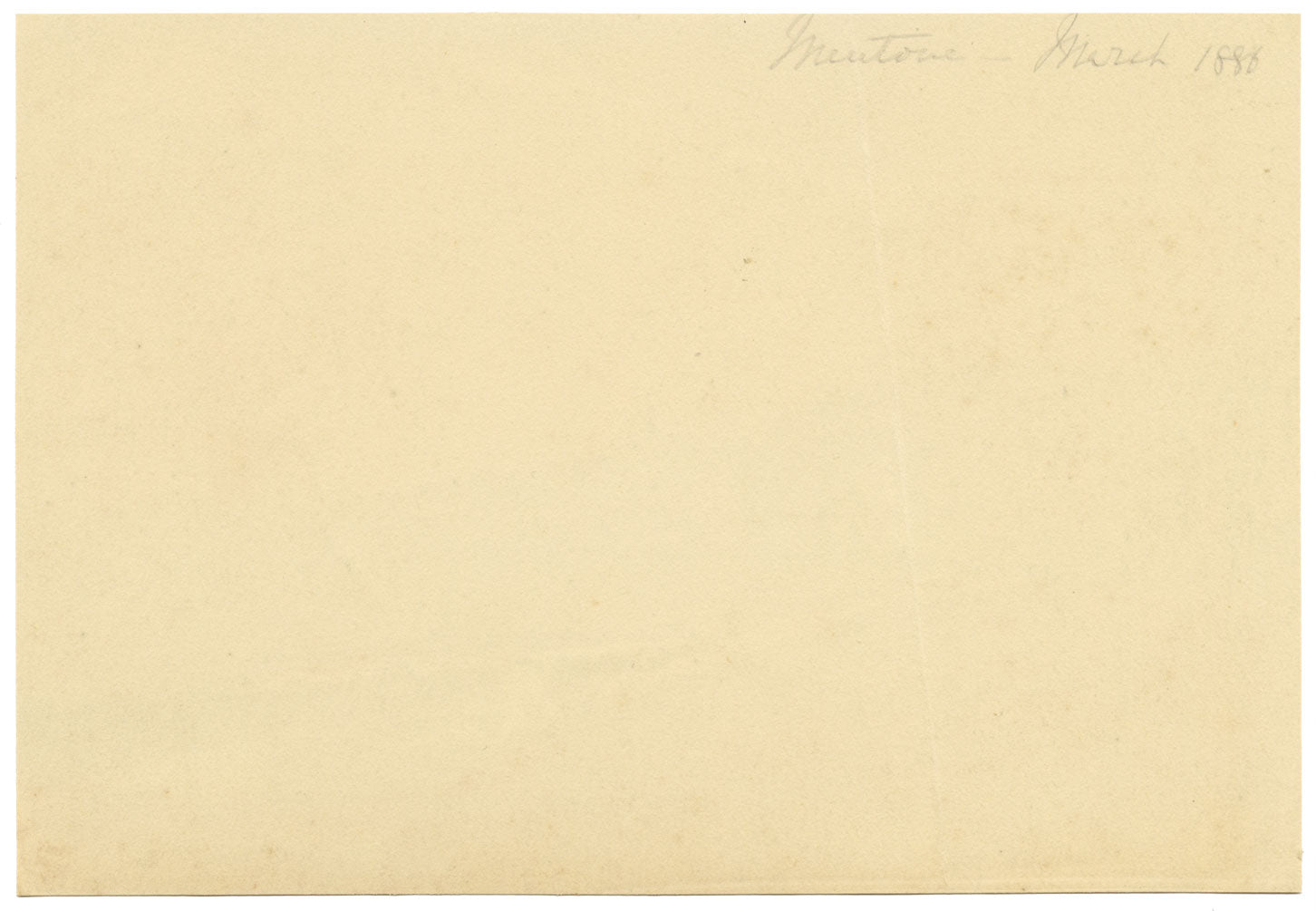 Menton from the Beach, Cote d'Azur, France – 1886 watercolour painting