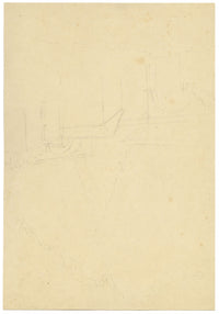 Washing at the Pont Saint-Louis, Menton, Cote d'Azur, France –c.1880 watercolour