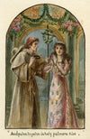 V. Downes, Shakespeare's Romeo & Juliet Palm to Palm – c.1898 watercolour
