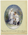 V. Downes, Shakespeare's Portia & Brutus, Julius Caesar – c.1898 watercolour