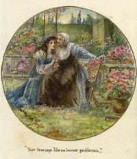 V. Downes, Shakespeare's Juliet & the Nurse, Romeo & Juliet – c.1898 watercolour