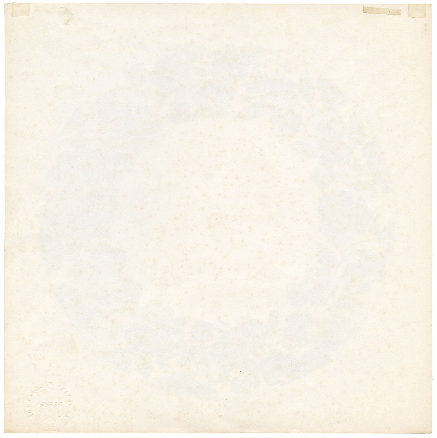 Elaine Williamson, Poole Pottery, Blue Flower Design – acquerello degli anni '80 circa