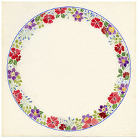 Elaine Williamson, Poole Pottery, Summer Flowers Design – acquerello del 1989