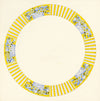 Elaine Williamson, Poole Pottery, Blue & White Ceramic Design – 1989 watercolour