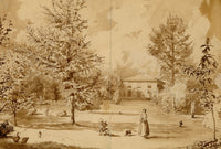 Henry Hemming, Ballyrafter House, Lismore, Ireland – 1843 watercolour painting