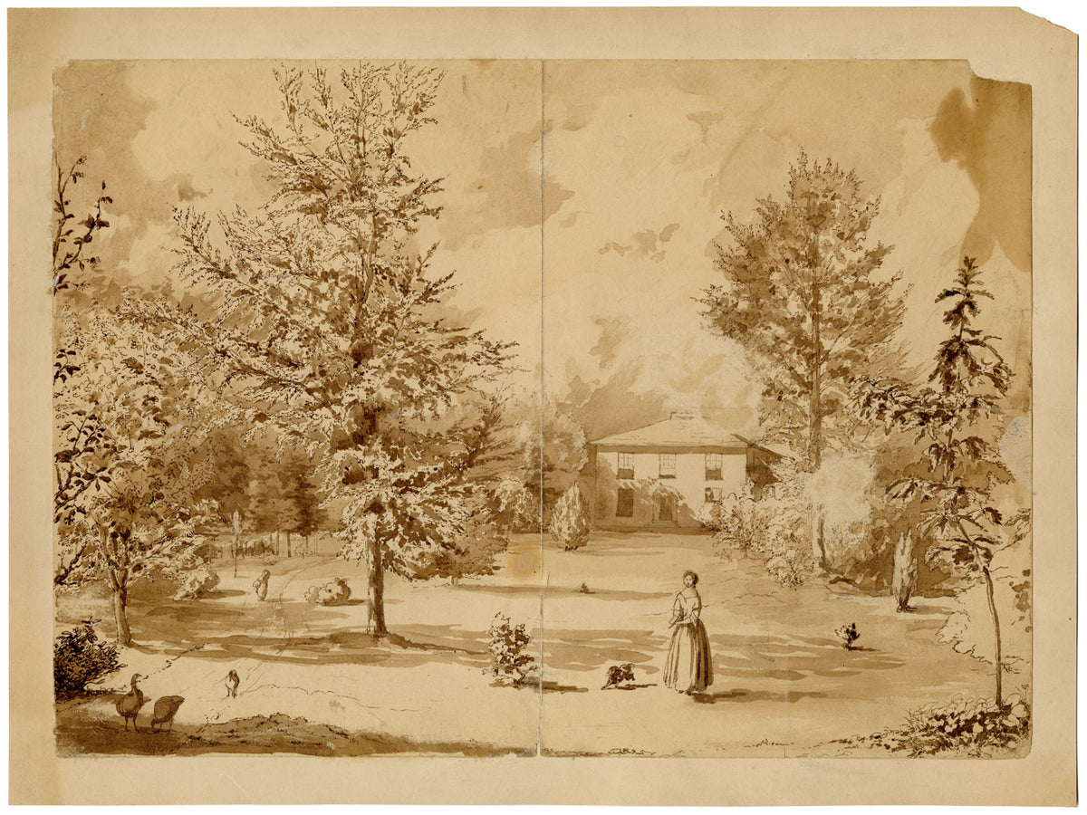 Henry Hemming, Ballyrafter House, Lismore, Irlanda – acquerello del 1843