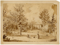 Henry Hemming, Ballyrafter House, Lismore, Irlanda – acquerello del 1843