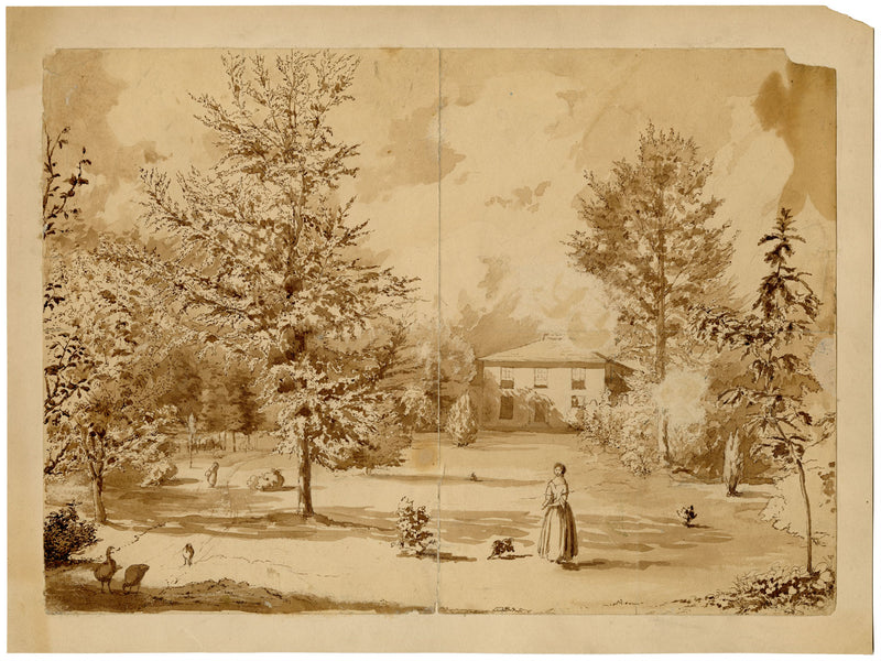 Henry Hemming, Ballyrafter House, Lismore, Irlanda – acquerello del 1843