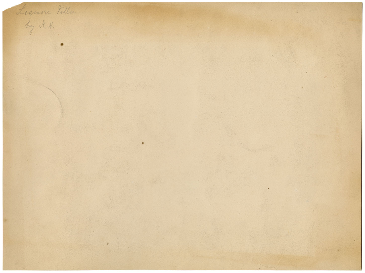 Henry Hemming, Ballyrafter House, Lismore, Irlanda – acquerello del 1843