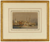 Nicholas Matthew Condy, The Harriet at Cherbourg –early 19th-century watercolour