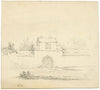 Lucy Sathbury, Walled Garden Gateway – Disegno originale a grafite del 1850
