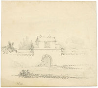 Lucy Sathbury, Walled Garden Gateway – Disegno originale a grafite del 1850