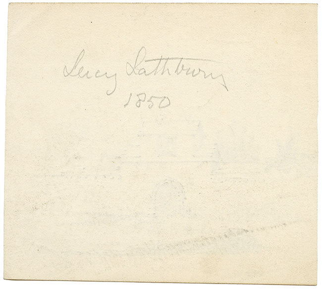 Lucy Sathbury, Walled Garden Gateway – Disegno originale a grafite del 1850