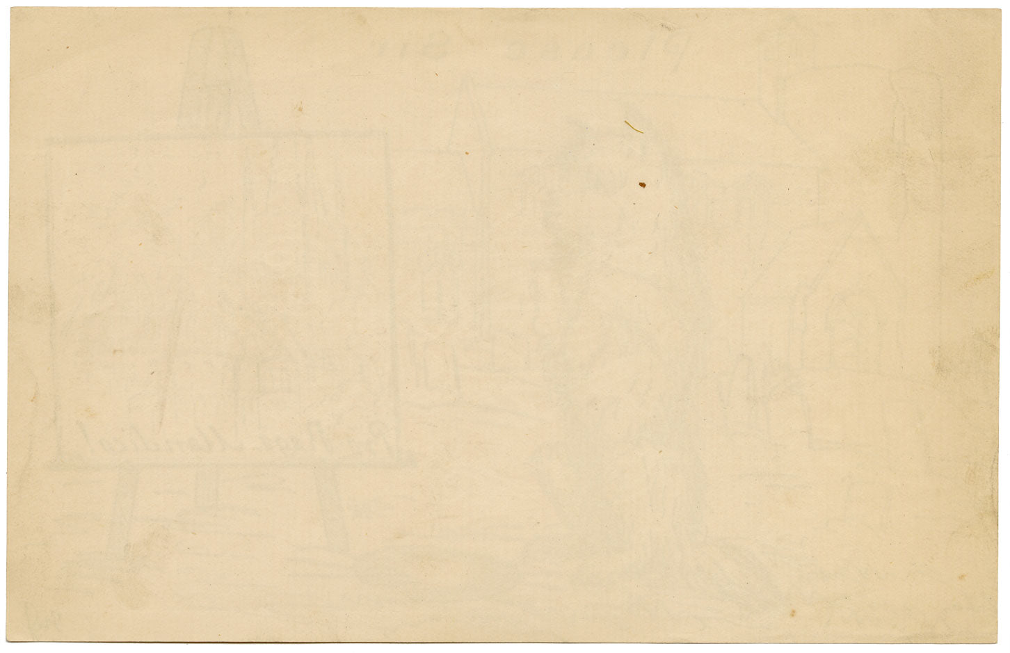 M.F., Begging Dog 'Pro Rege Mendico' – Original late 19th-century wood engraving