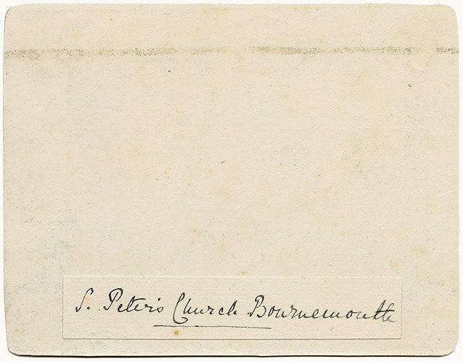 V.S. Satterthwaite, St Peter's Church, Bournemouth – 1880s watercolour painting