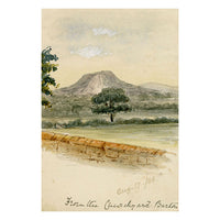 V.S. Satterthwaite, From the Churchyard, Burton – 1888 watercolour painting