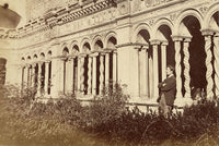In the Cloisters, Santa Paola Basilica, Rome – c.1870 albumen print photograph